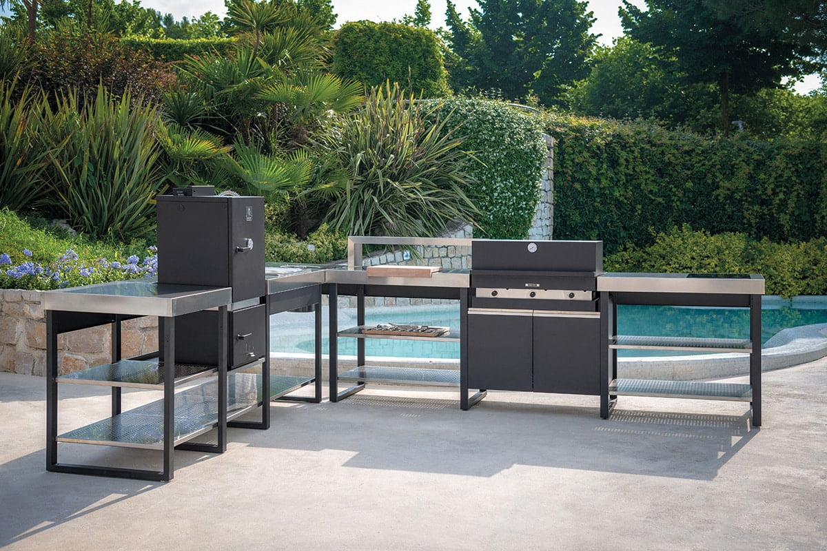 cuisine près piscine