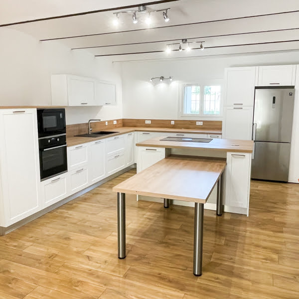 cuisine épurée blanche