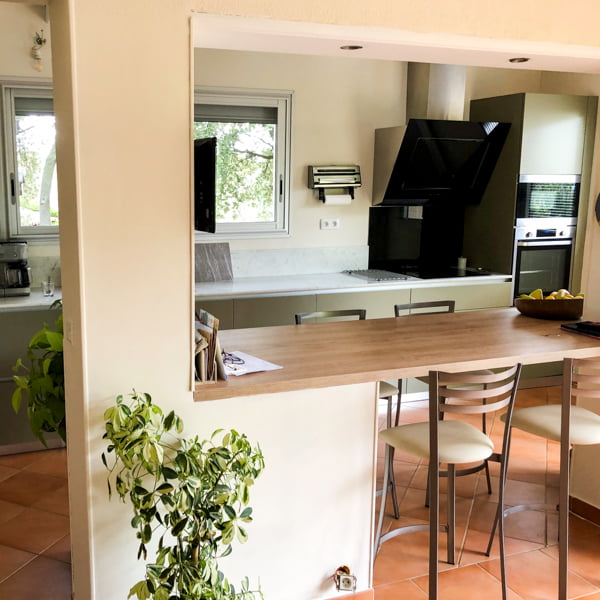 cuisine avec espace repas