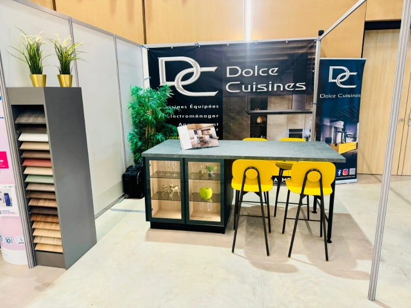 Stand Dolce Cuisine au salon de l'habitat Uzège 2024